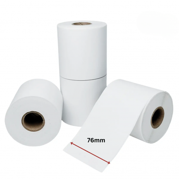 Decal tem liên tục 76mmx 30m