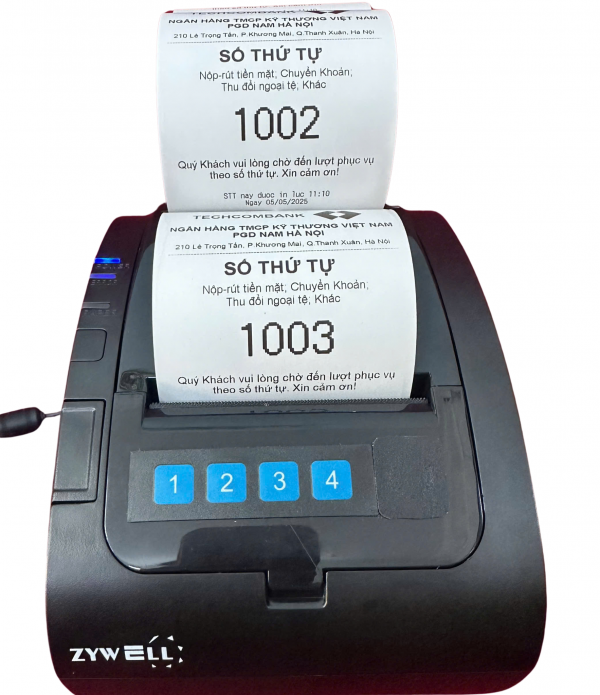 lấy số thứ tự Techcombank