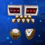 Thiết bị gọi phục vụ (1 trung tâm + 5 nút gọi)